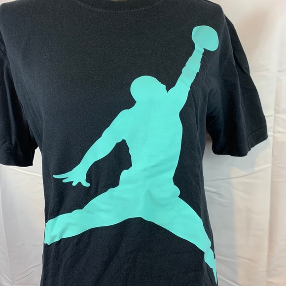 blue and black jordan shirts